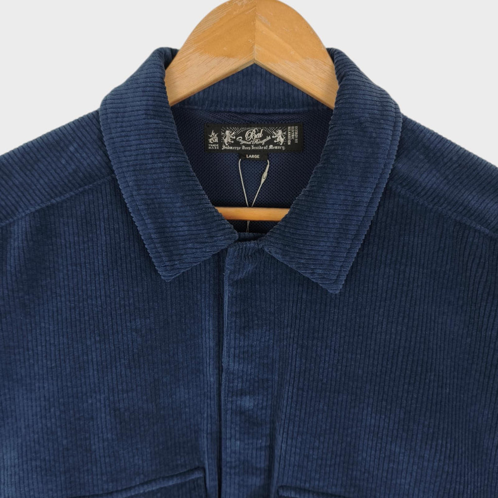 BAL ORIGINAL Men's Blue Jumbo Corduroy Utility Jacket