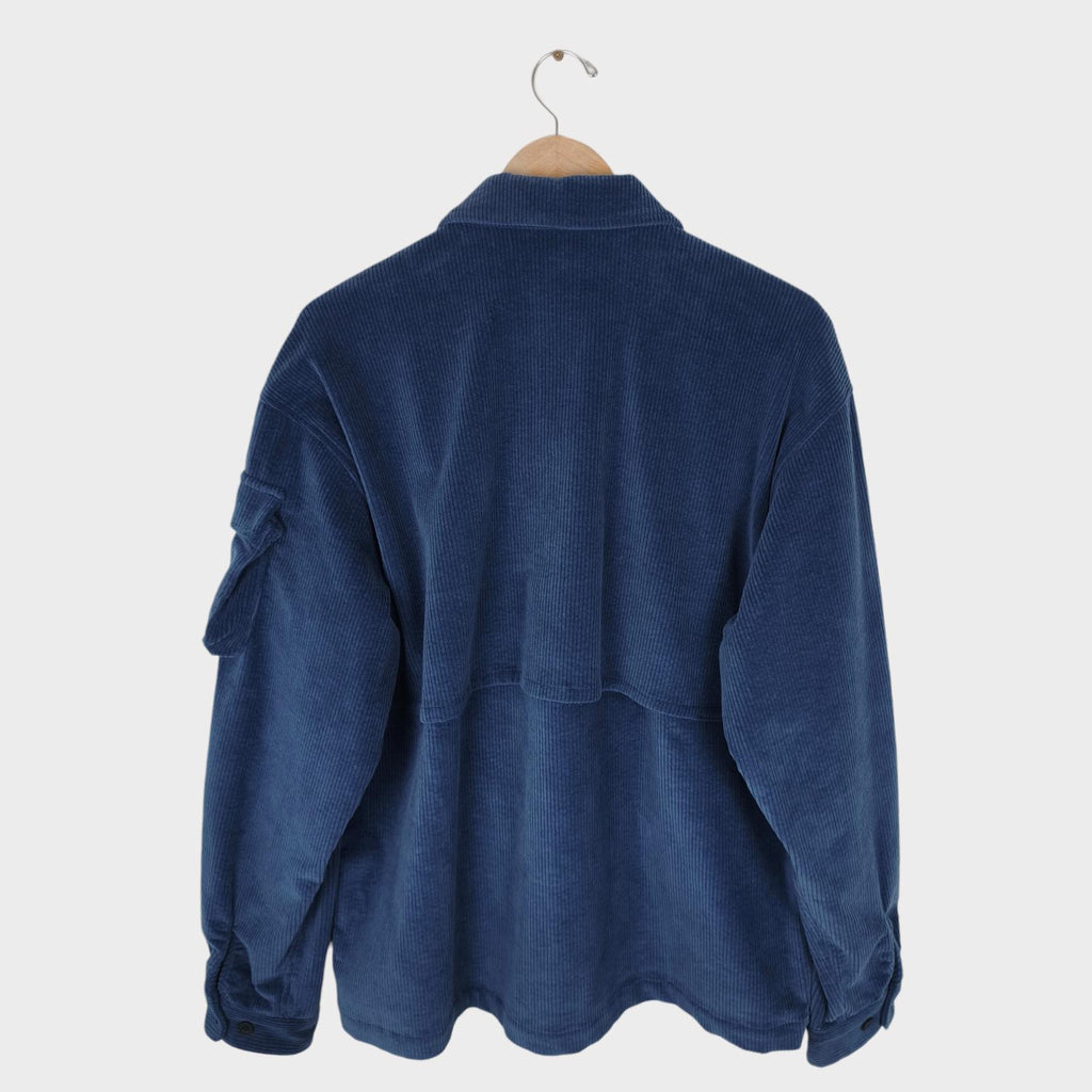 BAL ORIGINAL Men's Blue Jumbo Corduroy Utility Jacket