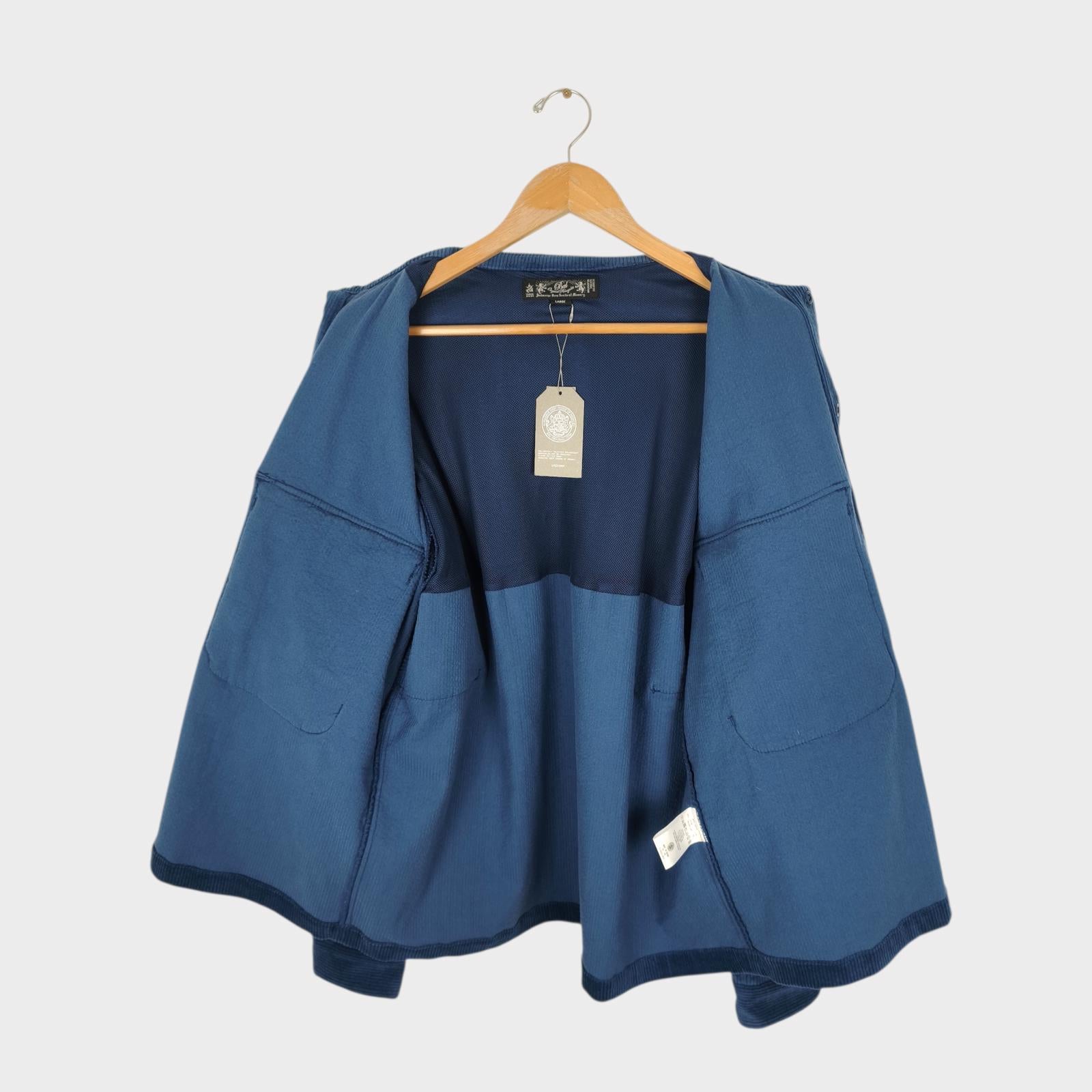 BAL ORIGINAL Men's Blue Jumbo Corduroy Utility Jacket
