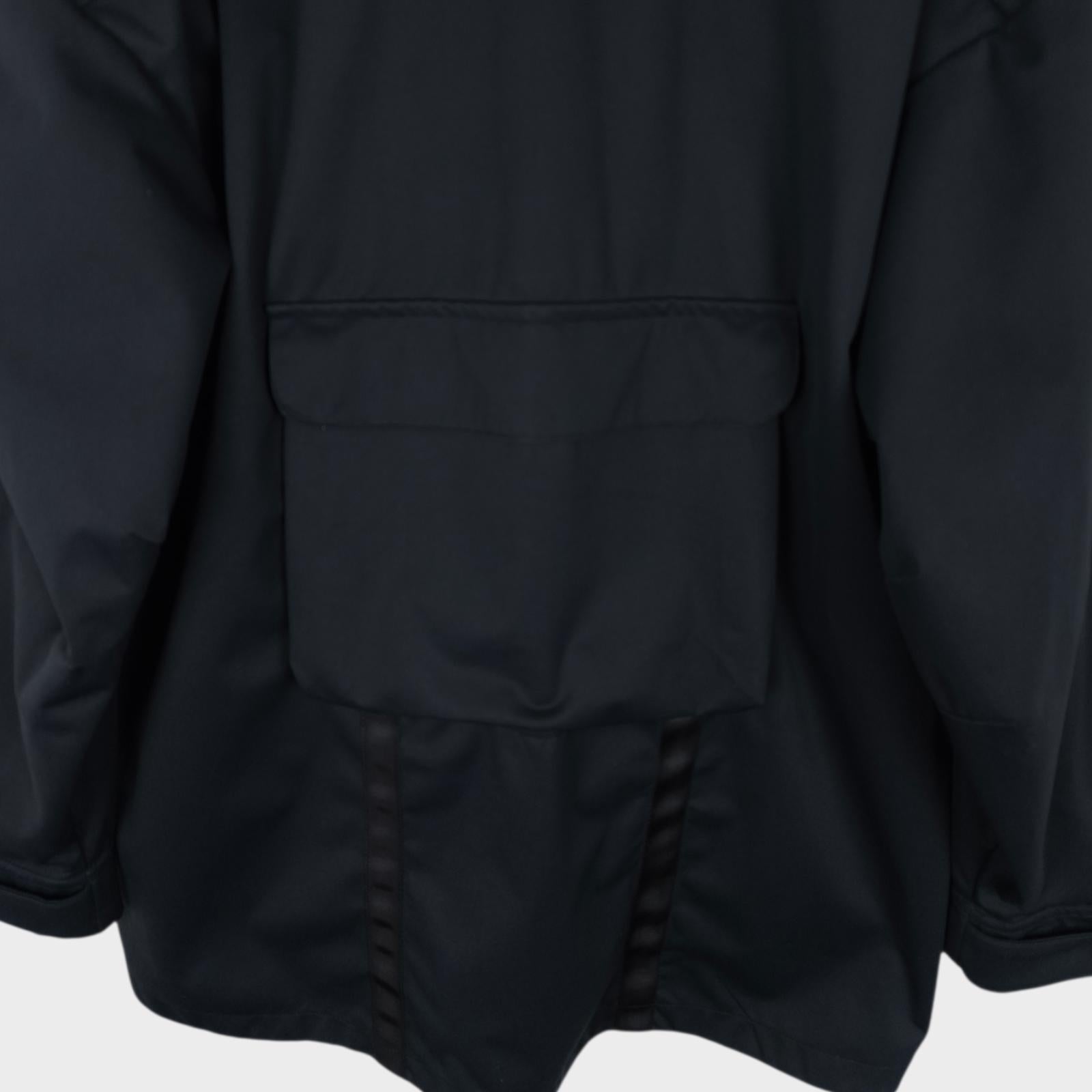 GOOPIMADE Men's Black Oversized Fit N-DP Kimono Jacket