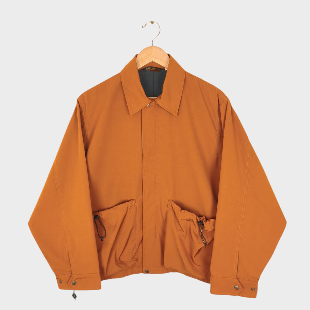 UNIFORM BRIDGE Men's Burnt Orange Oversized Fit Blouson Jacket