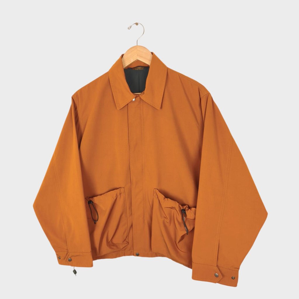 UNIFORM BRIDGE Men's Burnt Orange Oversized Fit Blouson Jacket