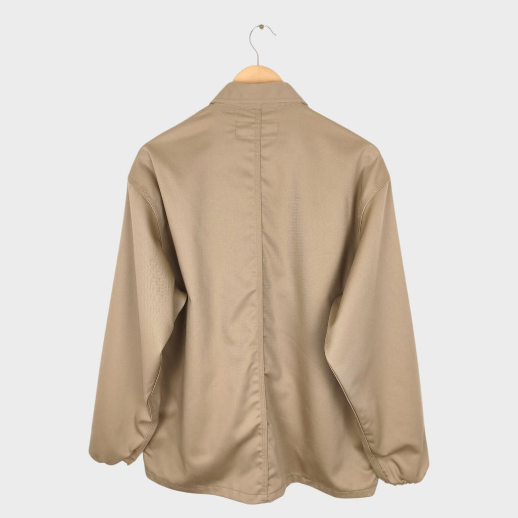 UNIVERSAL OVERALL x BEAMS Men's Beige Cover Coach Chore Jacket