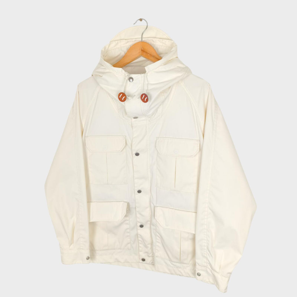 THE NORTH FACE PURPLE LABEL x NANAMICA Men's Off-White 65/35 Bayhead Cloth Mountain Parka Jacket