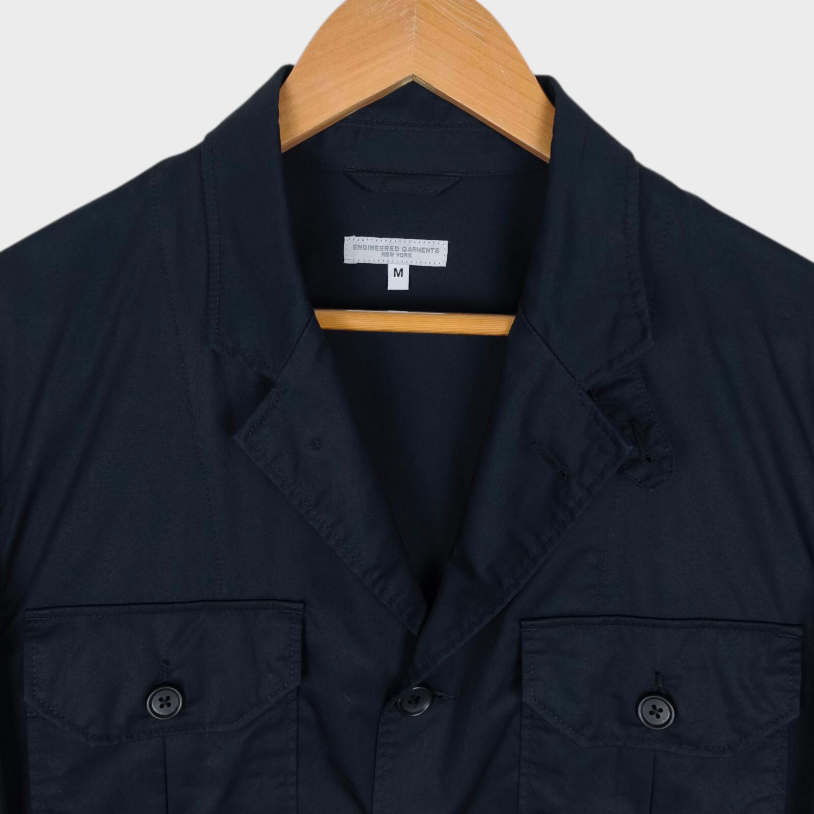ENGINEERED GARMENTS Men's Navy Blue Folk Utility Jacket