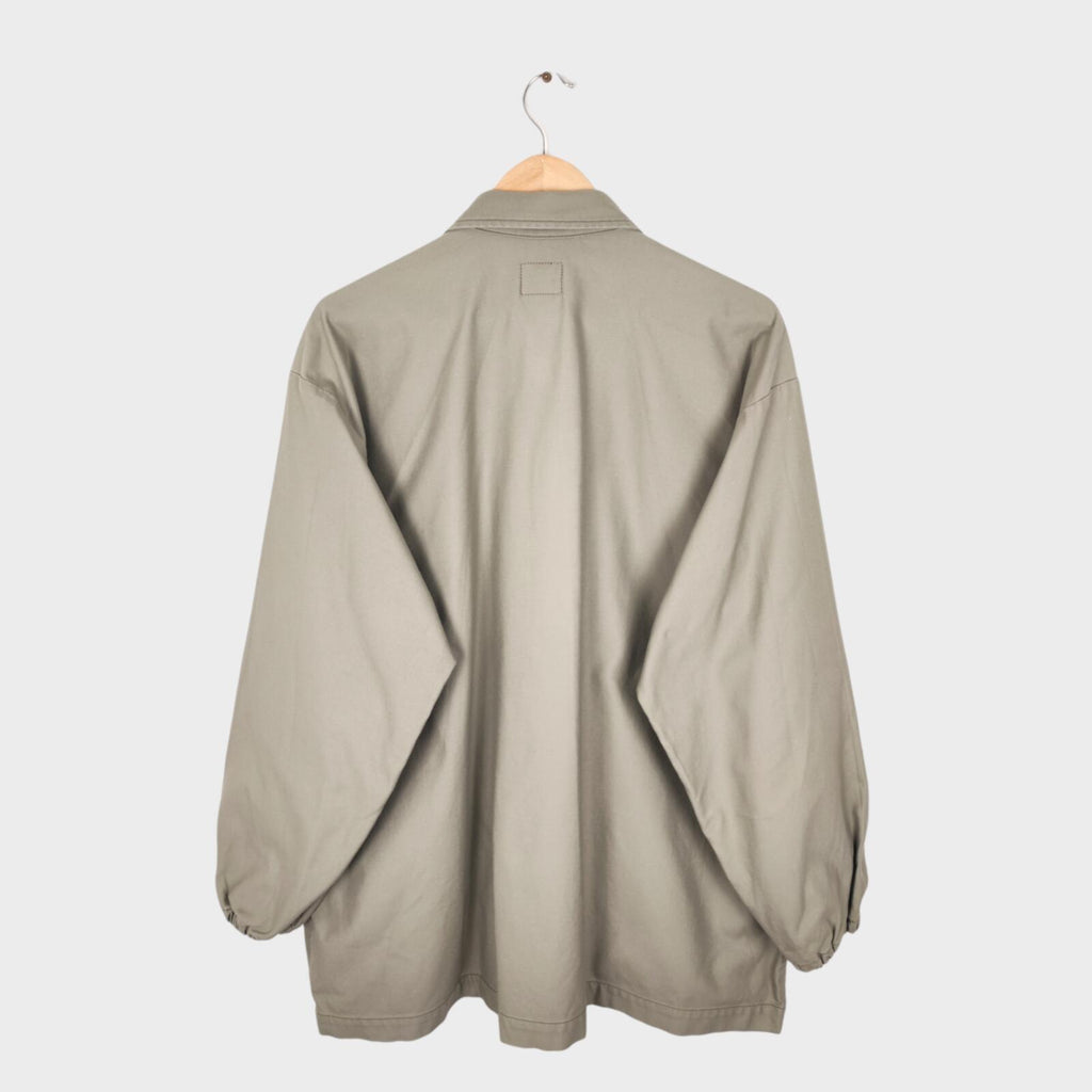 JAPAN BLUE JEANS Men's Made in Japan Light Green Vat Dye Satin Oversized Jacket