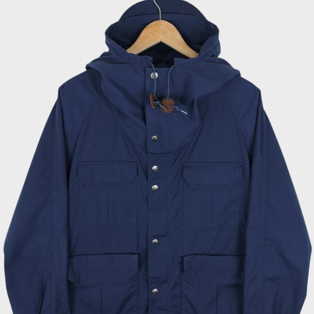 THE NORTH FACE PURPLE LABEL x NANAMICA Men's Navy 65/35 Bayhead Cloth Mountain Parka Jacket
