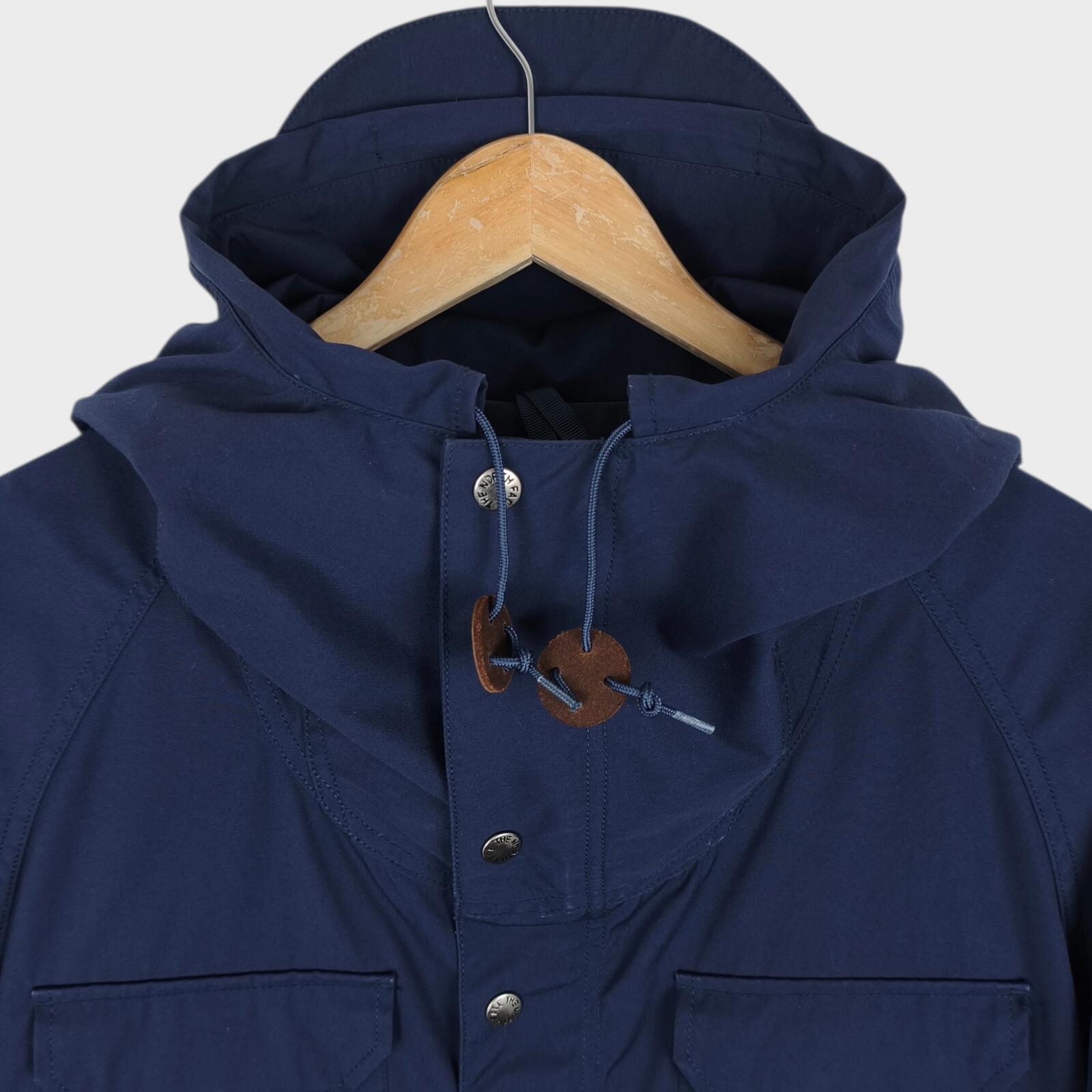 THE NORTH FACE PURPLE LABEL x NANAMICA Men's Navy 65/35 Bayhead Cloth Mountain Parka Jacket