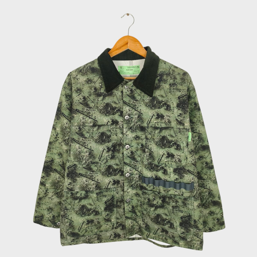 UNIVERSAL OVERALL Men's Printed Cotton Canvas Chore Jacket