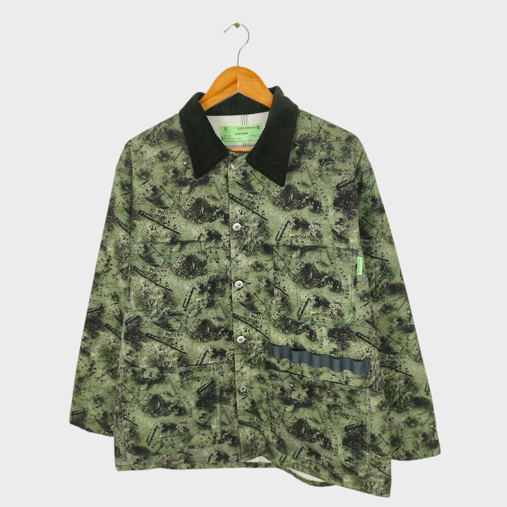 UNIVERSAL OVERALL Men's Printed Cotton Canvas Chore Jacket