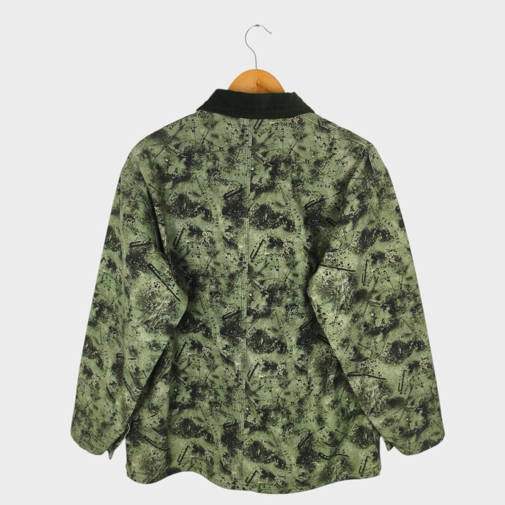 UNIVERSAL OVERALL Men's Printed Cotton Canvas Chore Jacket