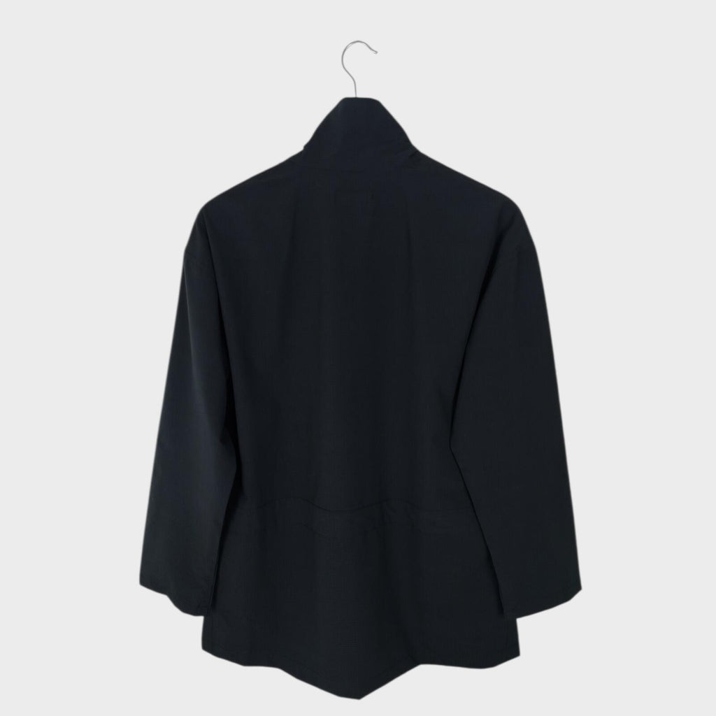 DYCTEAM Men's Black Buckle Fastening Tech Kimono Jacket