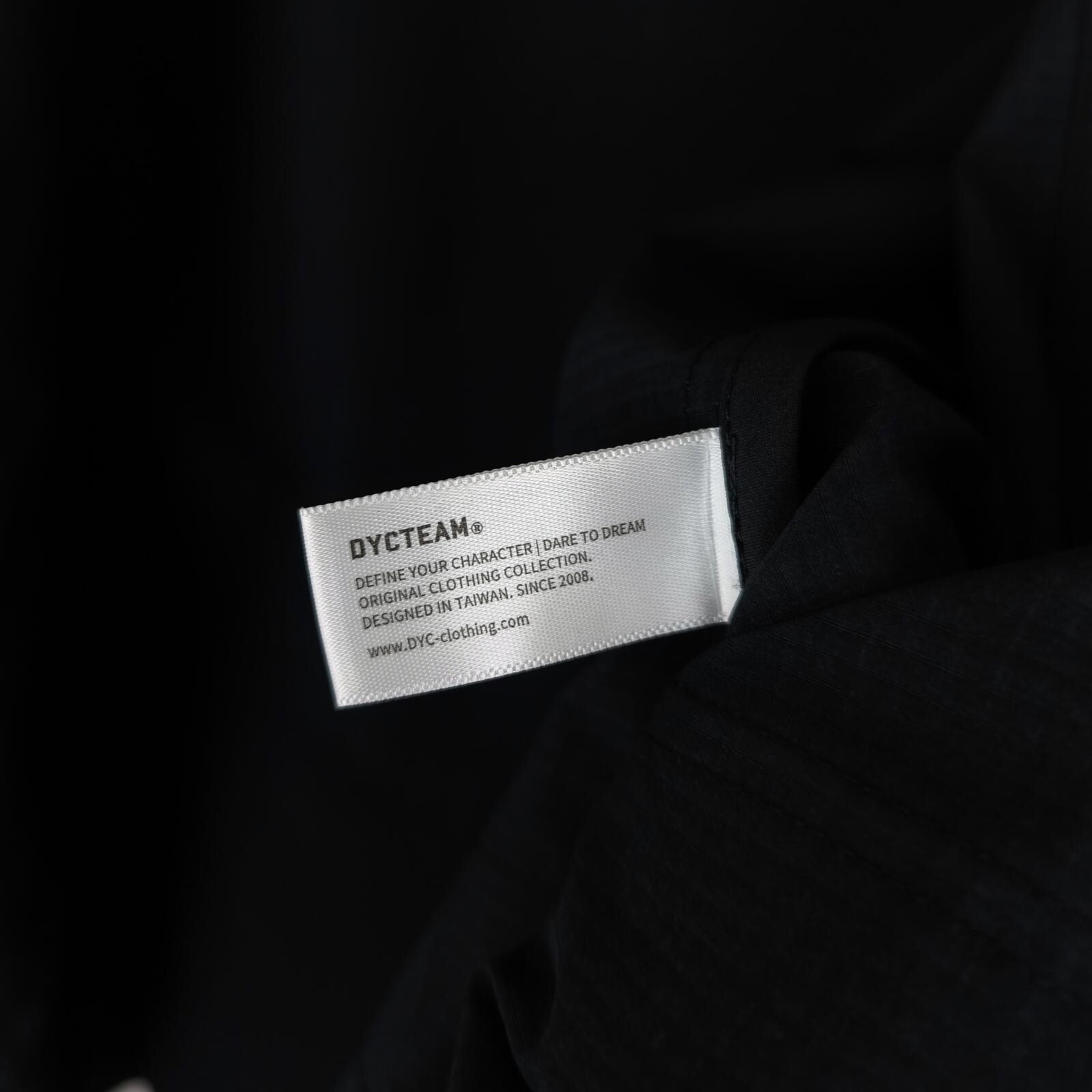 DYCTEAM Men's Black Buckle Fastening Tech Kimono Jacket