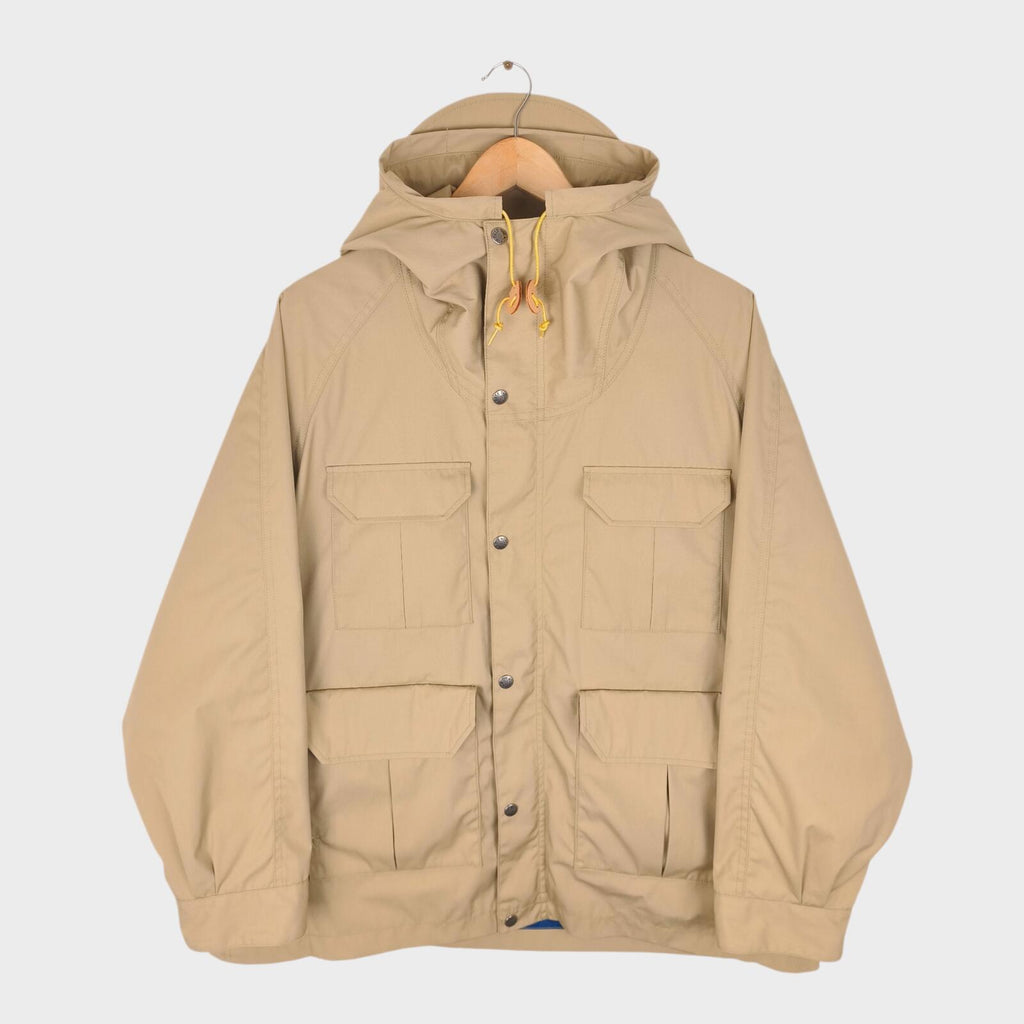 THE NORTH FACE PURPLE LABEL x NANAMICA Men's Beige 65/35 Bayhead Cloth Mountain Parka Jacket