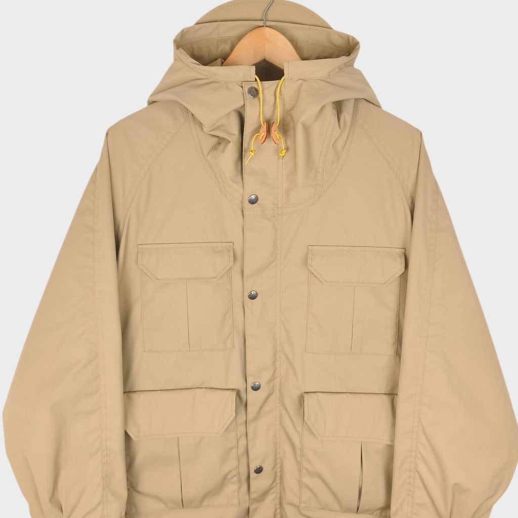 THE NORTH FACE PURPLE LABEL x NANAMICA Men's Beige 65/35 Bayhead Cloth Mountain Parka Jacket