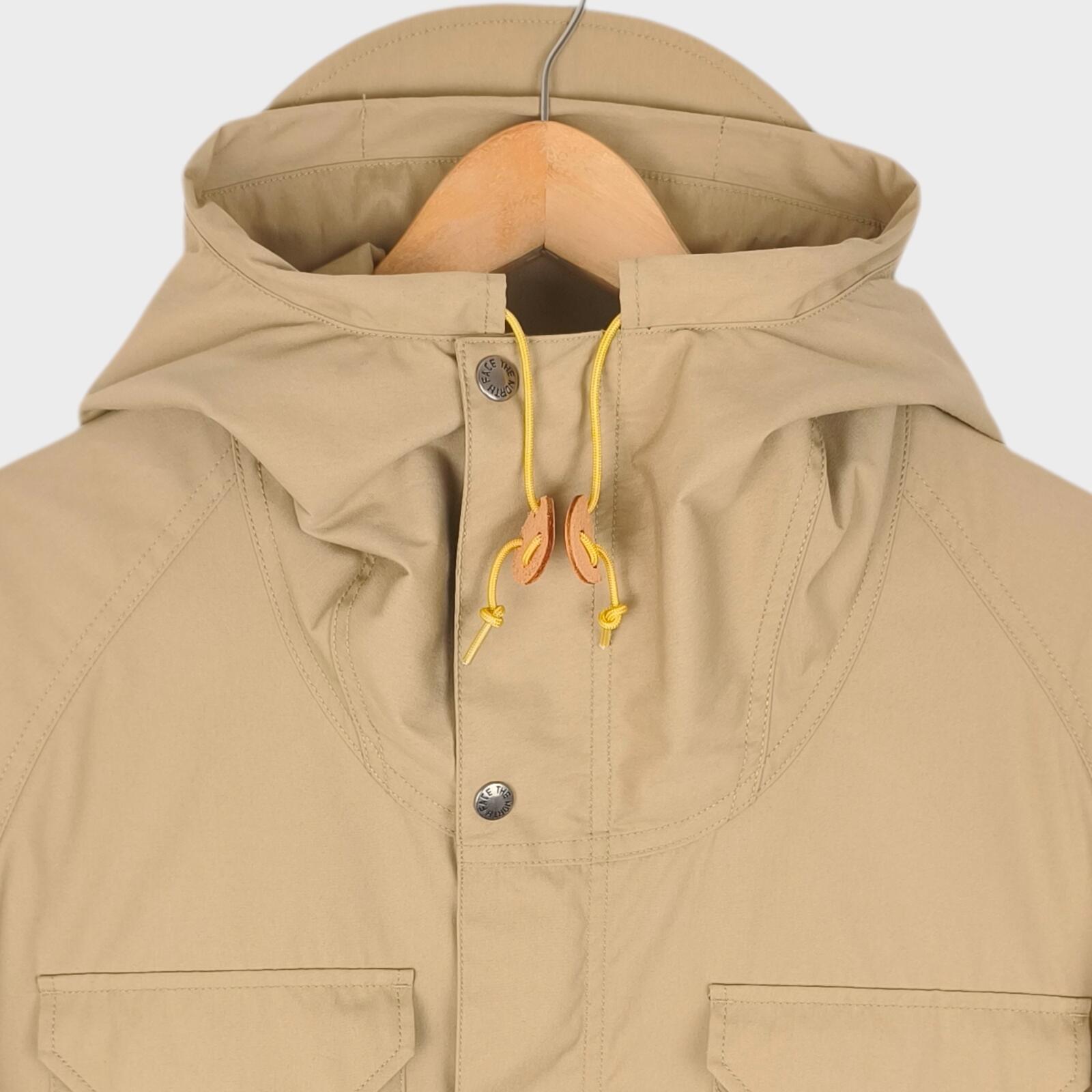 THE NORTH FACE PURPLE LABEL x NANAMICA Men's Beige 65/35 Bayhead Cloth Mountain Parka Jacket