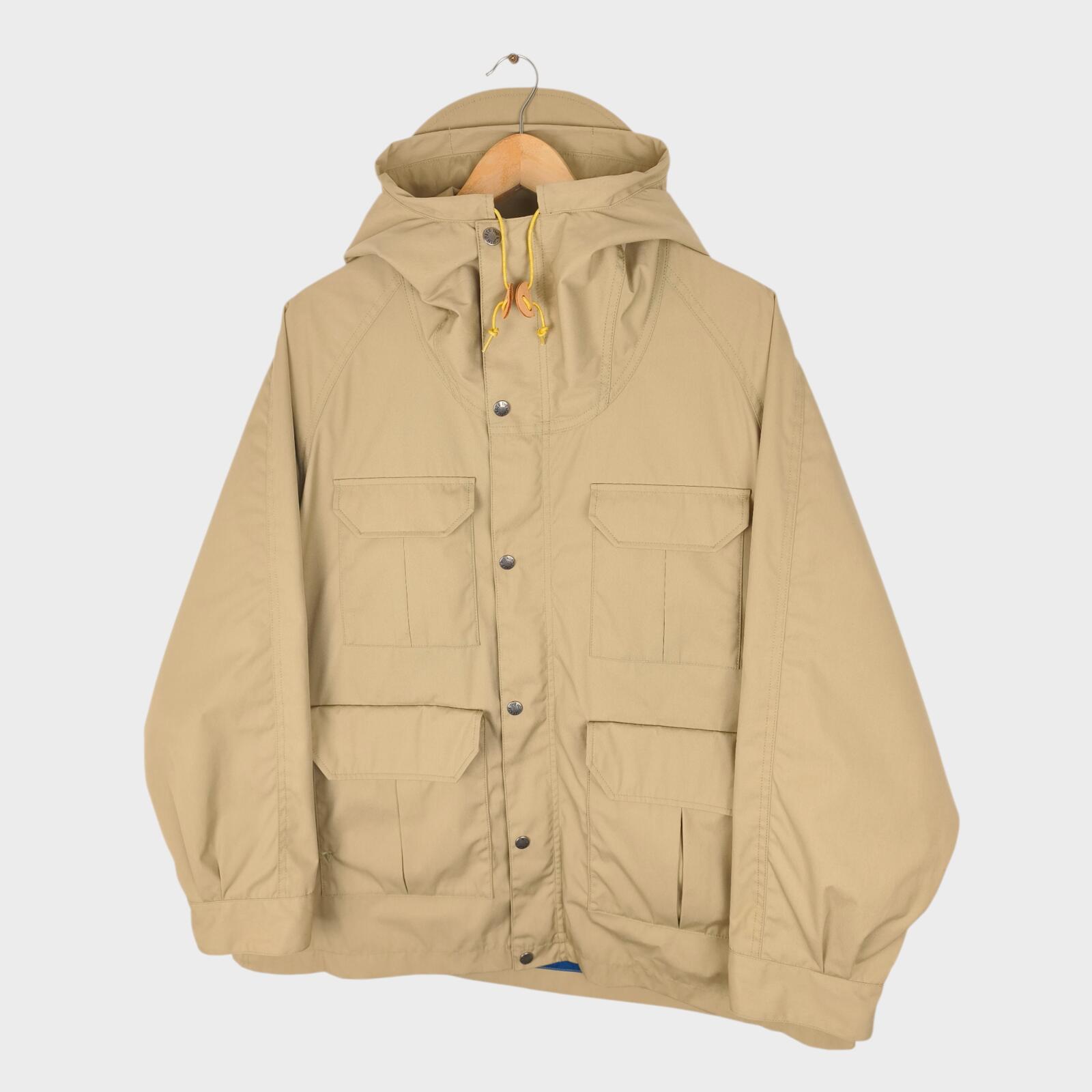 THE NORTH FACE PURPLE LABEL x NANAMICA Men's Beige 65/35 Bayhead Cloth Mountain Parka Jacket