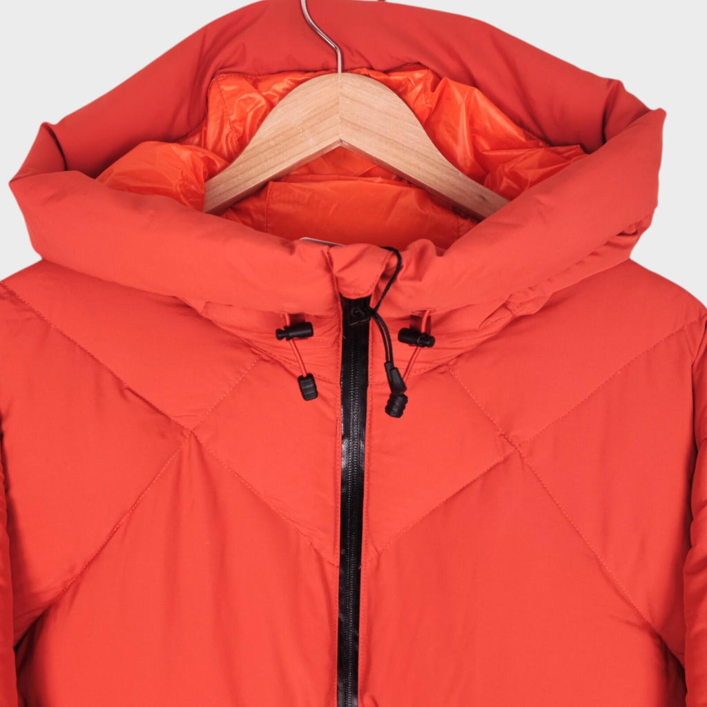 CMF COMFY OUTDOOR GARMENT Men's Orange Diamond Quilted Down Puffer Jacket