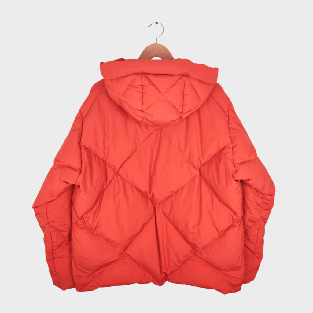 CMF COMFY OUTDOOR GARMENT Men's Orange Diamond Quilted Down Puffer Jacket
