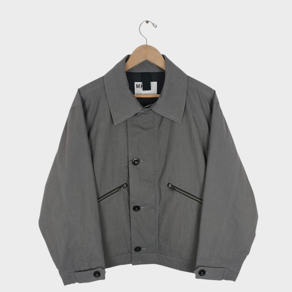 MHL MARGARET HOWELL Men's Grey Padded Blouson Jacket