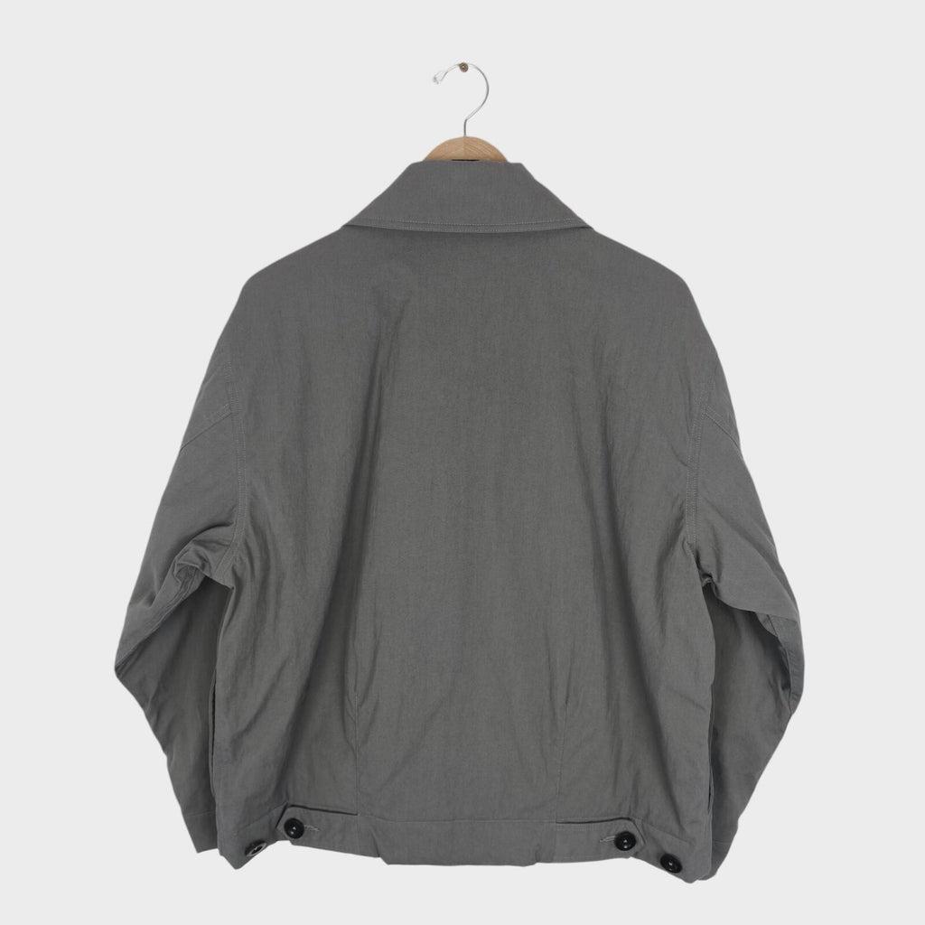 MHL MARGARET HOWELL Men's Grey Padded Blouson Jacket