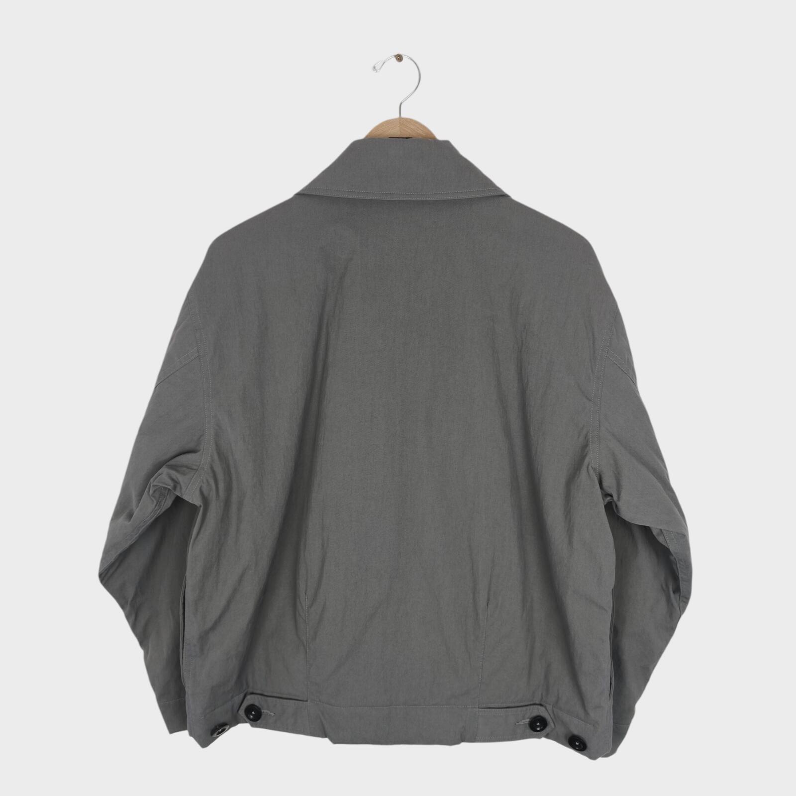 MHL MARGARET HOWELL Men's Grey Padded Blouson Jacket
