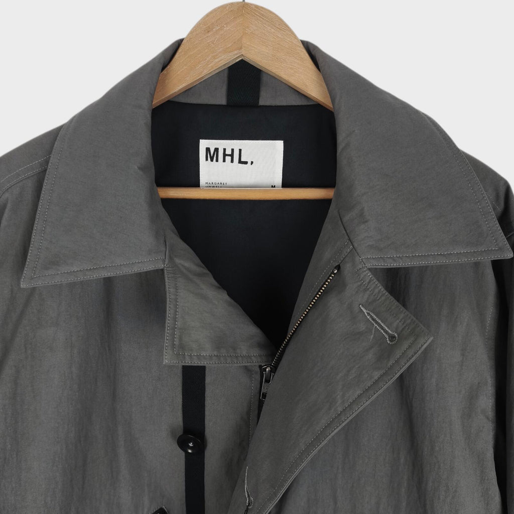 MHL MARGARET HOWELL Men's Grey Padded Blouson Jacket