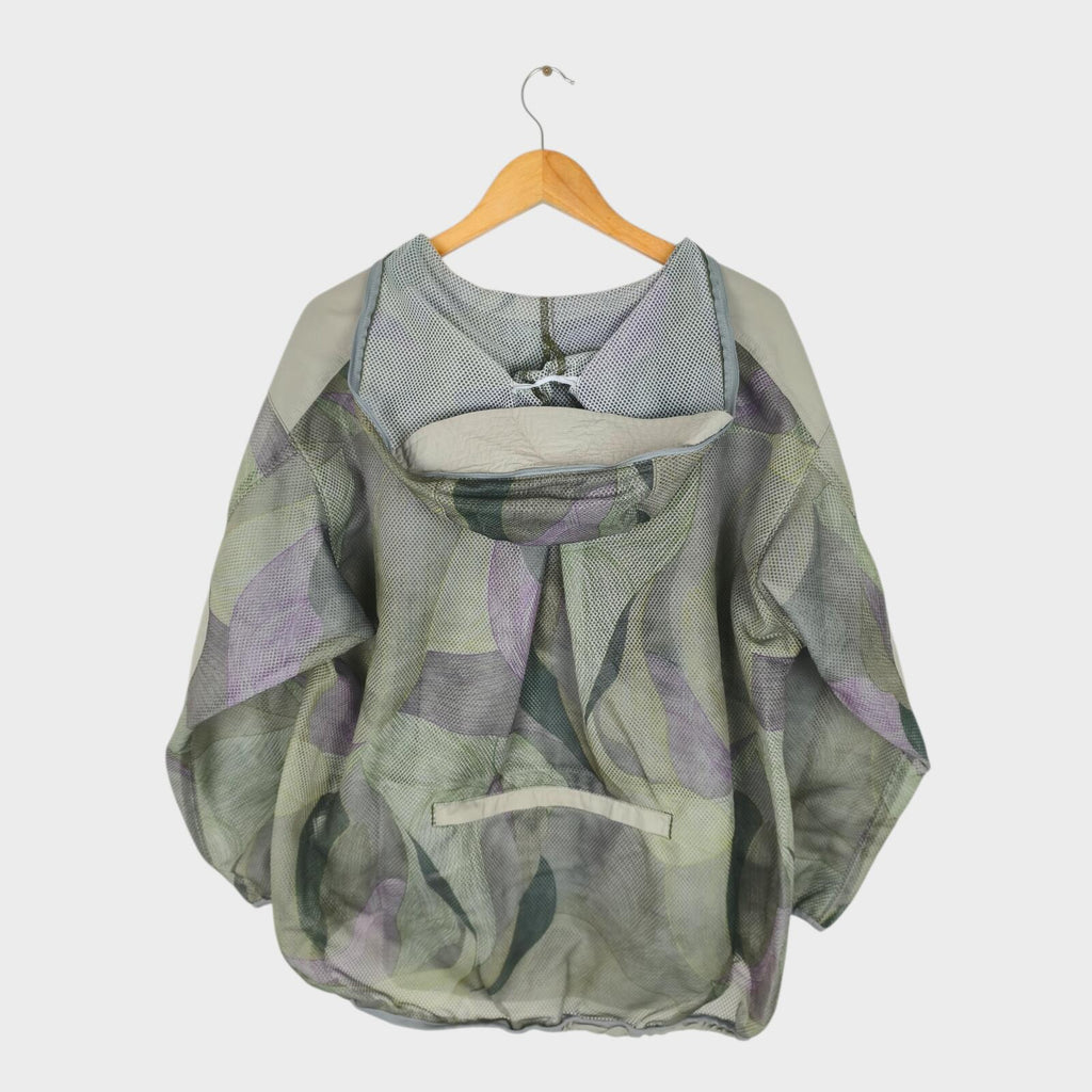 NORBIT BY HIROSHI NOZAWA Men's Grey Insect Shield Mesh Parka Jacket