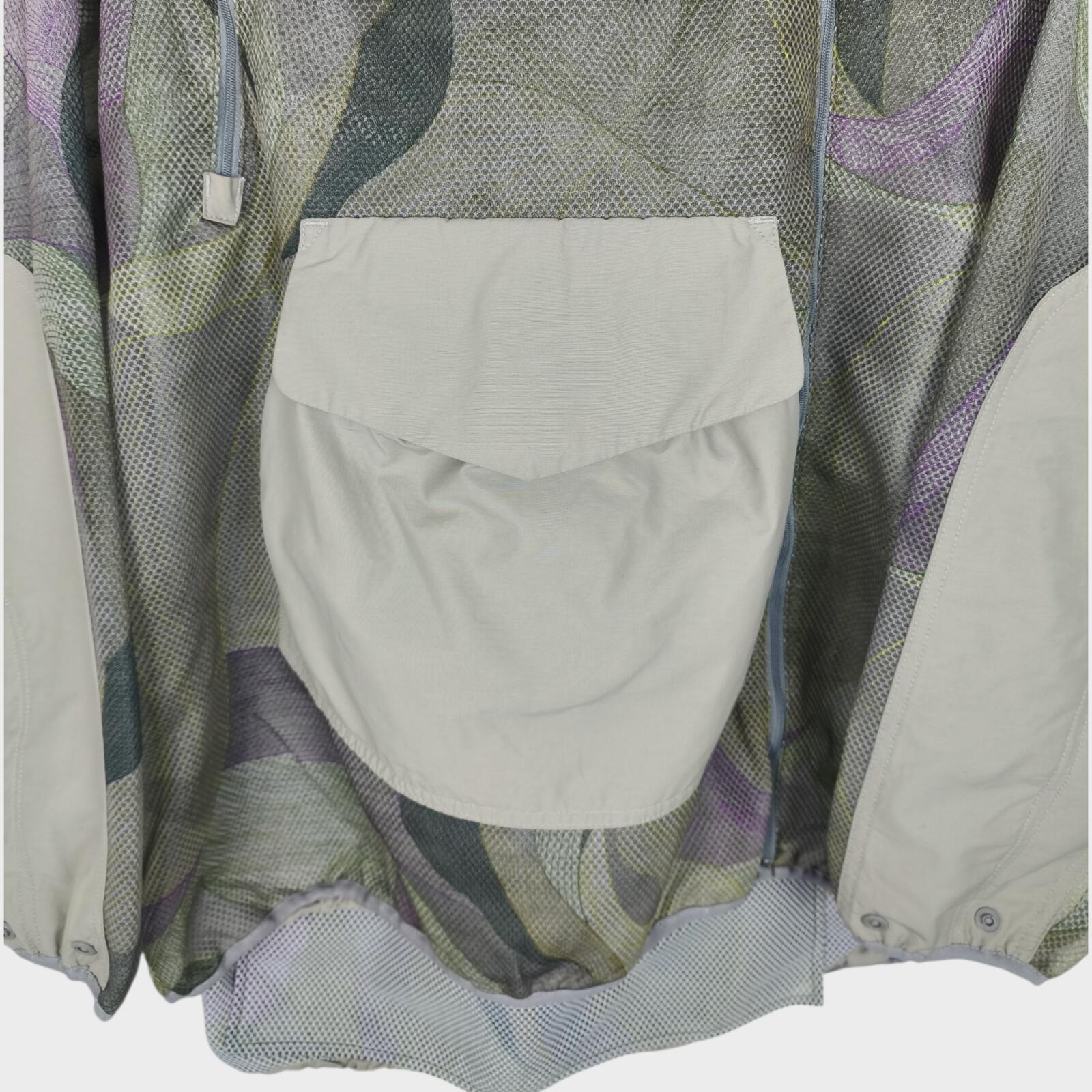NORBIT BY HIROSHI NOZAWA Men's Grey Insect Shield Mesh Parka Jacket