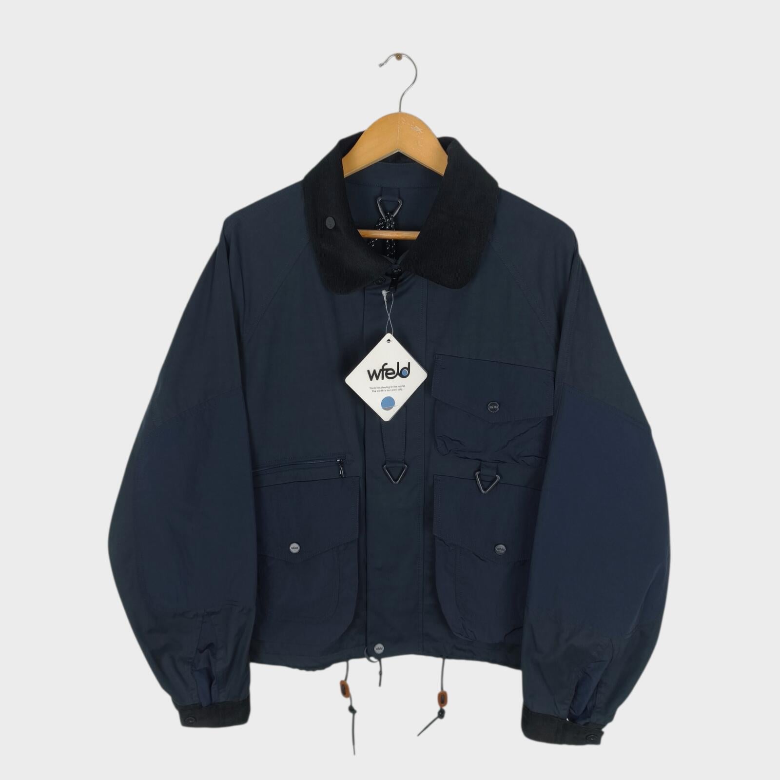 WFELD by Hiroshi Nozawa Men's Navy Blue Hike Jacket