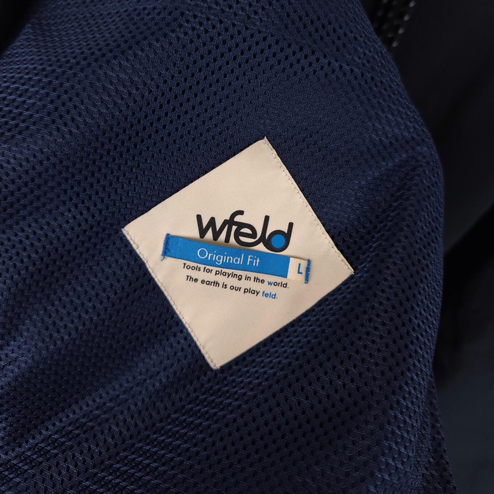 WFELD by Hiroshi Nozawa Men's Navy Blue Hike Jacket