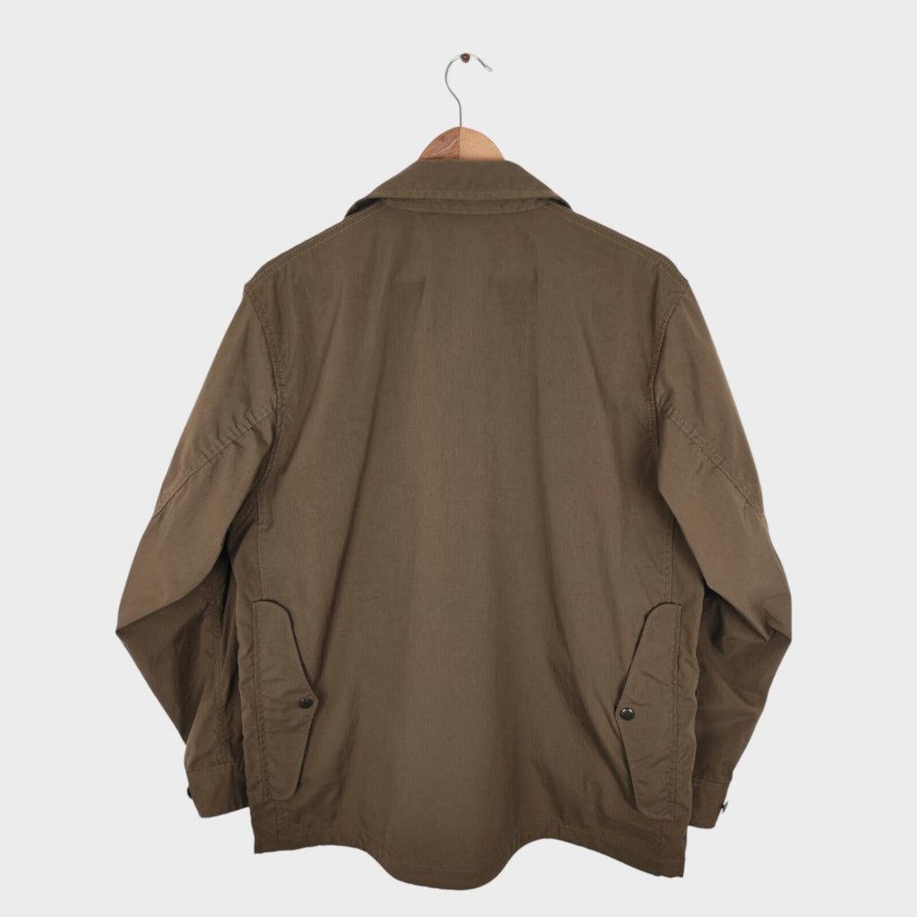 BEAMS PLUS Men's Khaki Military Utility Smock Anorak Jacket