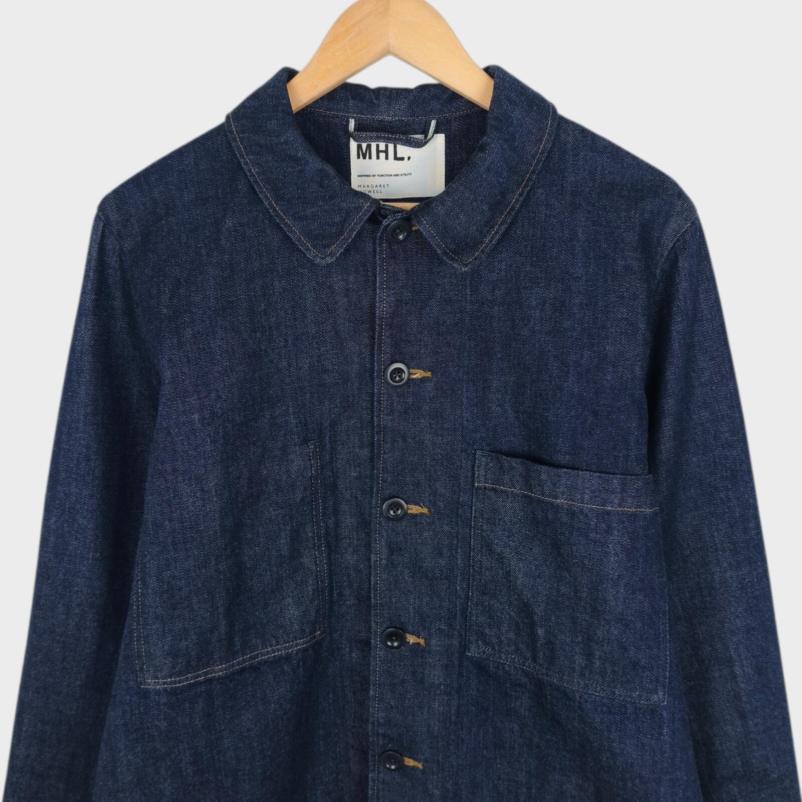 MHL MARGARET HOWELL Men's Canton Overalls Made in Japan Denim Chore Jacket