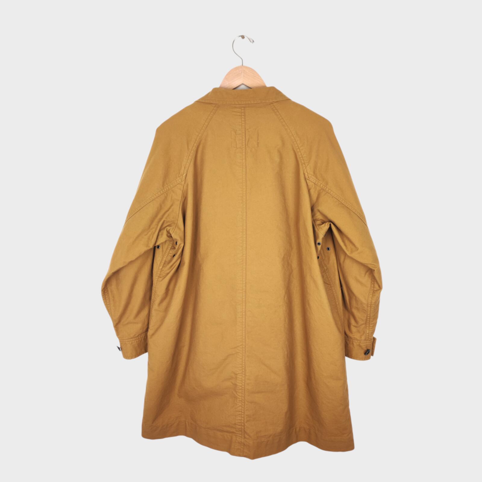 MHL MARGARET HOWELL Men's Tan/Camel Detachable Liner Cotton Parka Jacket