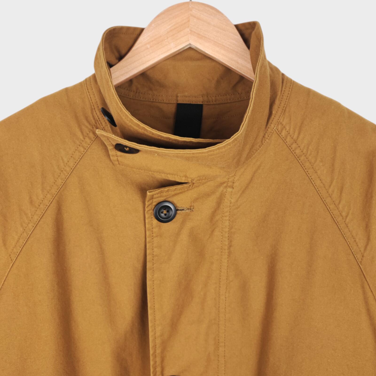 MHL MARGARET HOWELL Men's Tan/Camel Detachable Liner Cotton Parka Jacket