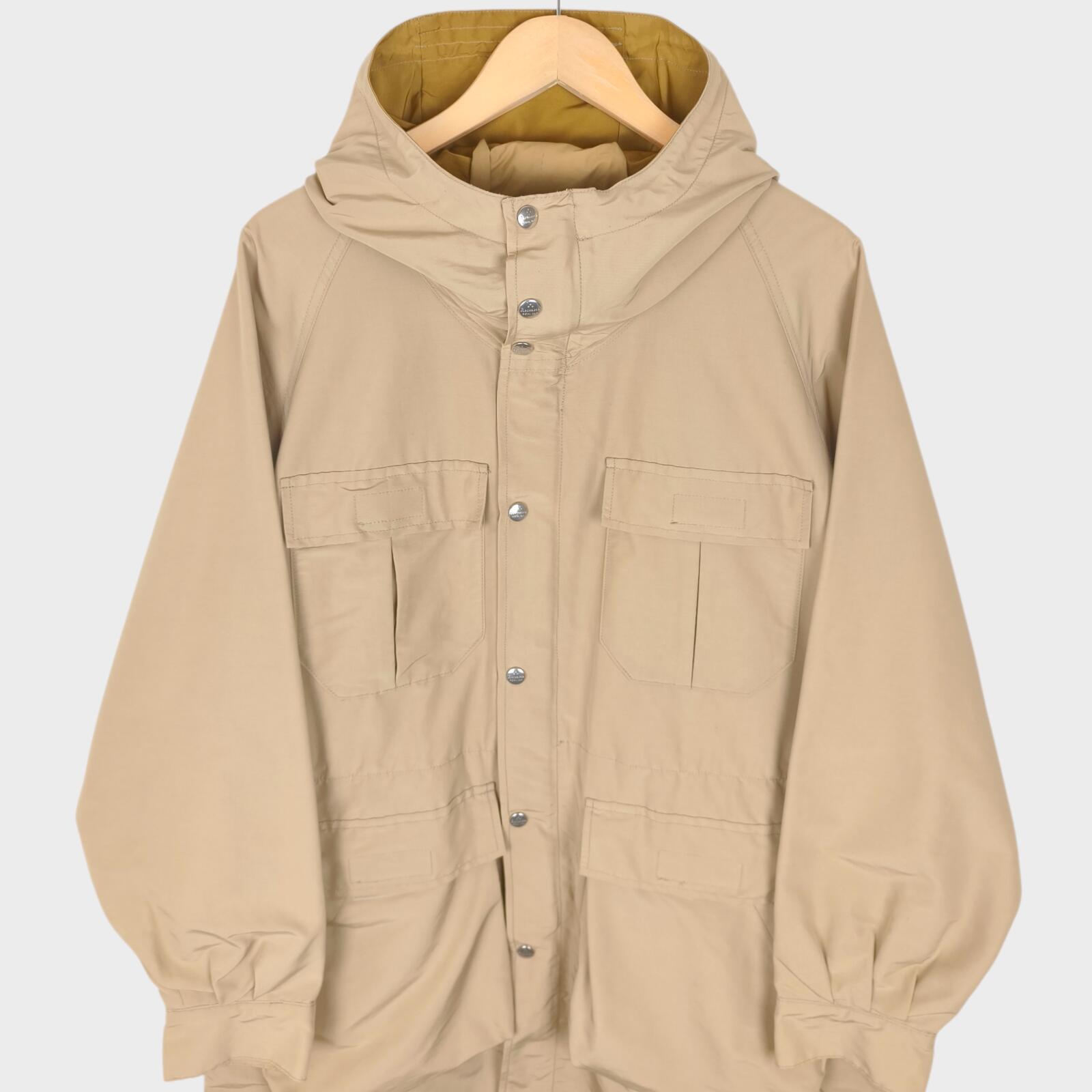 MOUNTAIN RESEARCH x BAMBOO SHOOTS Men's Beige Made in Japan 60/40 Cotton Nylon Mountain Parka Jacket