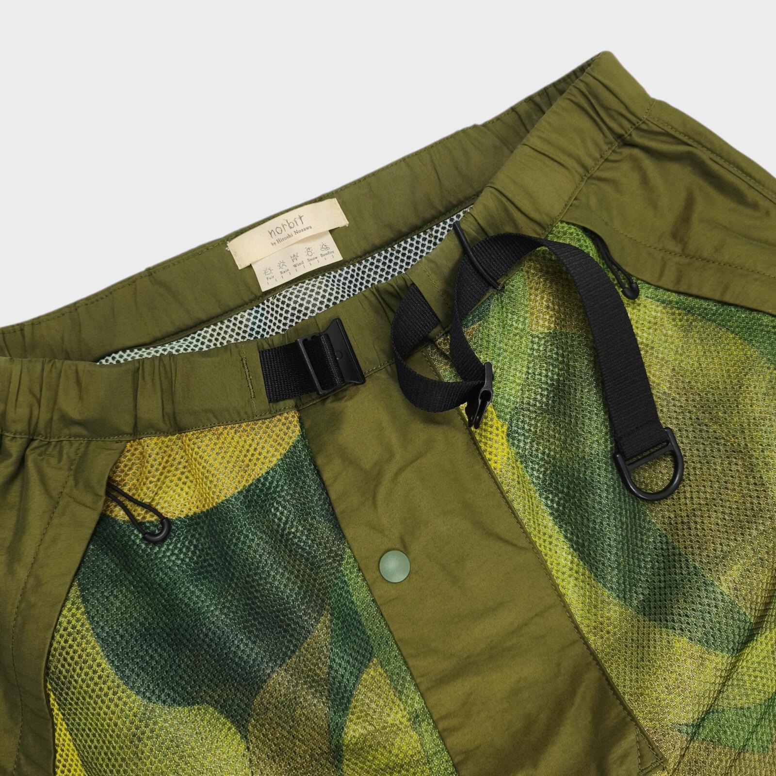 NORBIT BY HIROSHI NOZAWA Men's Olive Green Insect Shield Trousers