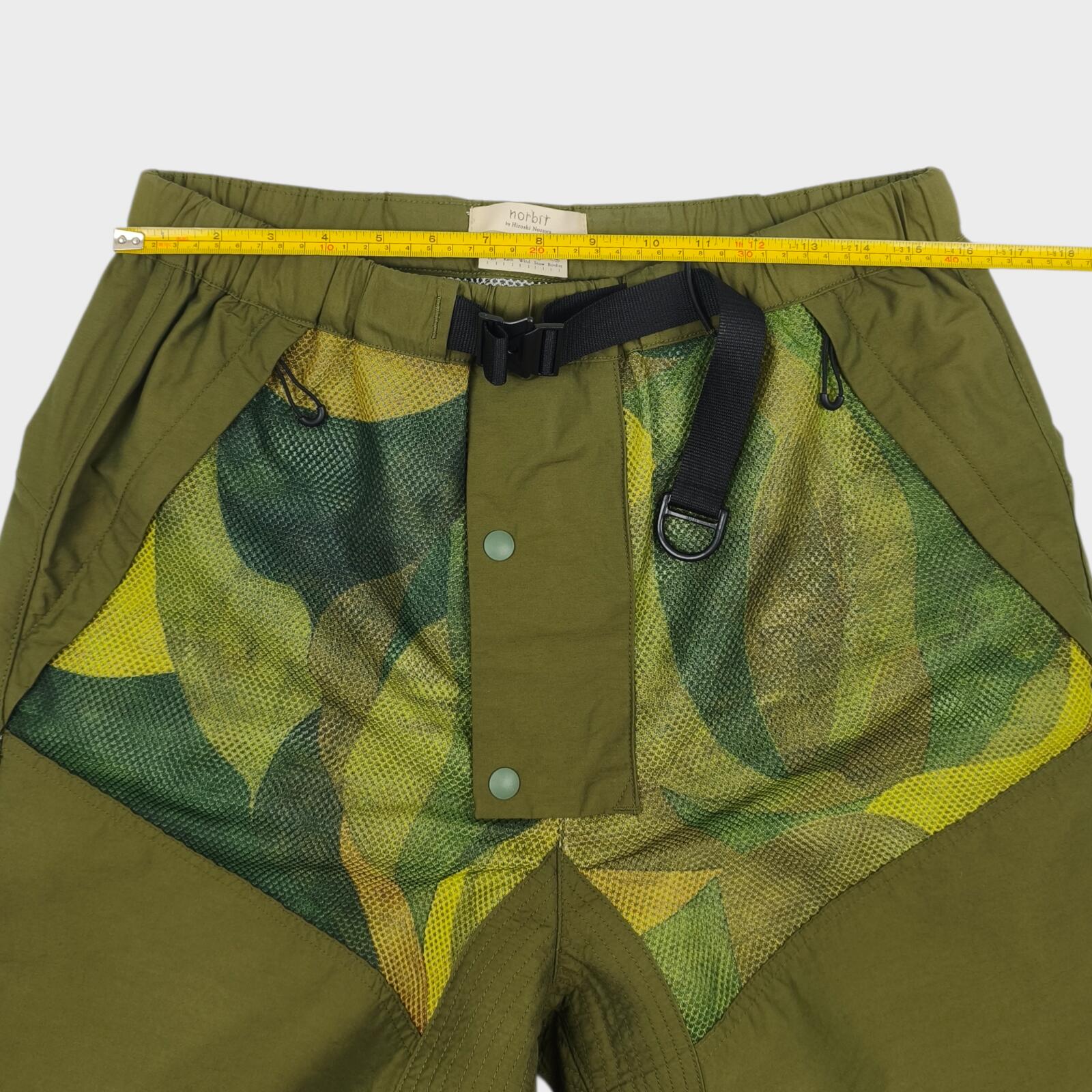 NORBIT BY HIROSHI NOZAWA Men's Olive Green Insect Shield Trousers