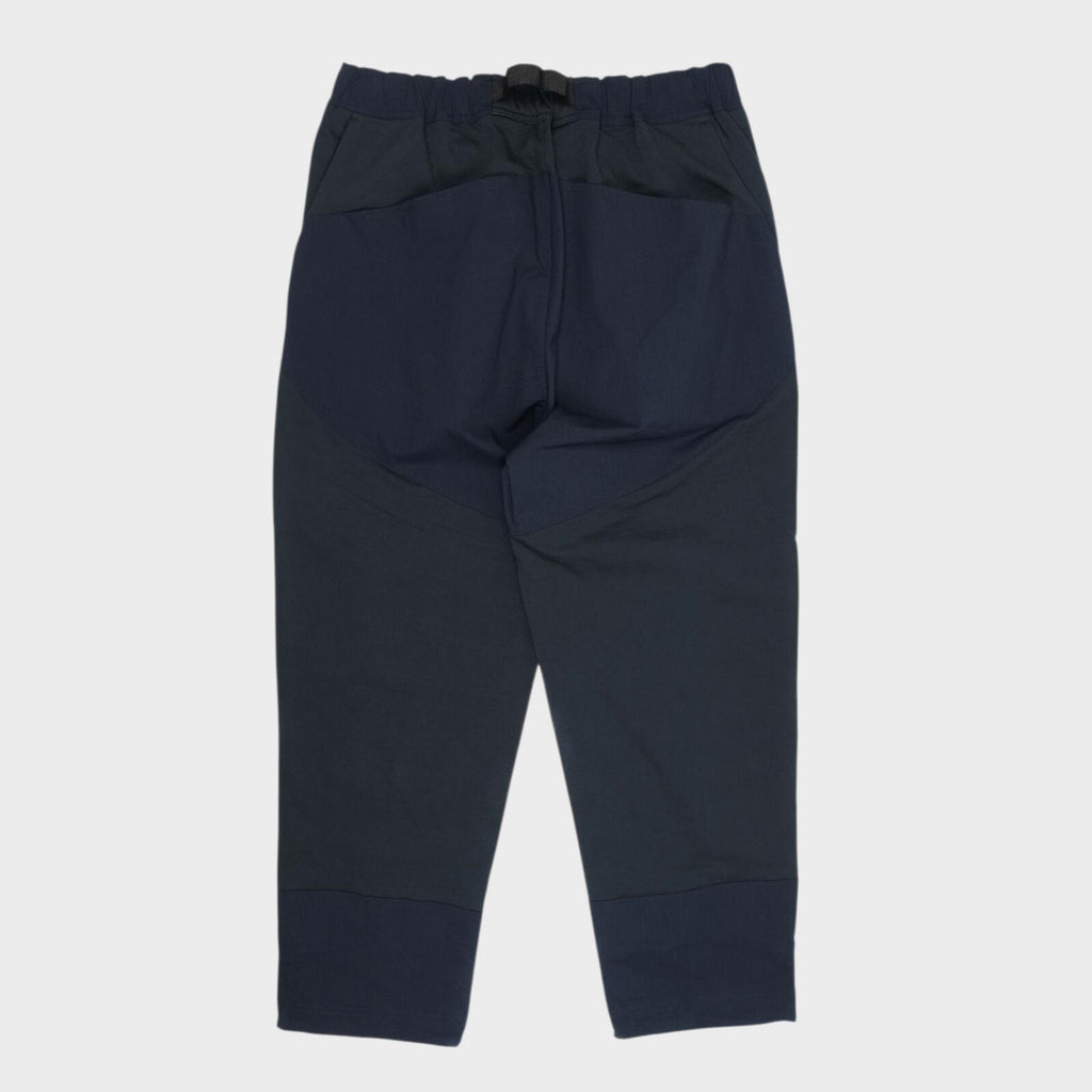 NORBIT BY HIROSHI NOZAWA Men's Navy Blue Soft Mountain Cargo Trousers
