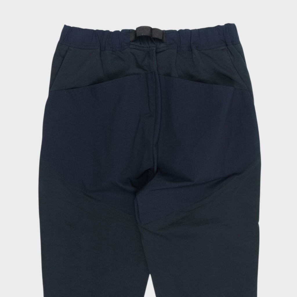 NORBIT BY HIROSHI NOZAWA Men's Navy Blue Soft Mountain Cargo Trousers