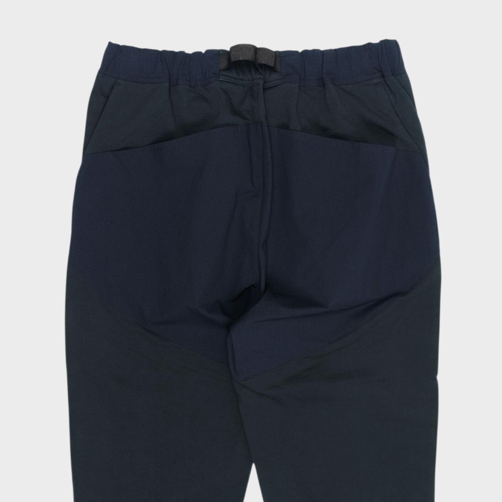 NORBIT BY HIROSHI NOZAWA Men's Navy Blue Soft Mountain Cargo Trousers