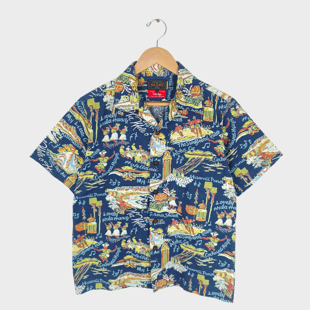 BEAMS PLUS x DALE HOPE Hope Men's Made in USA Hawaiian Print Shirt