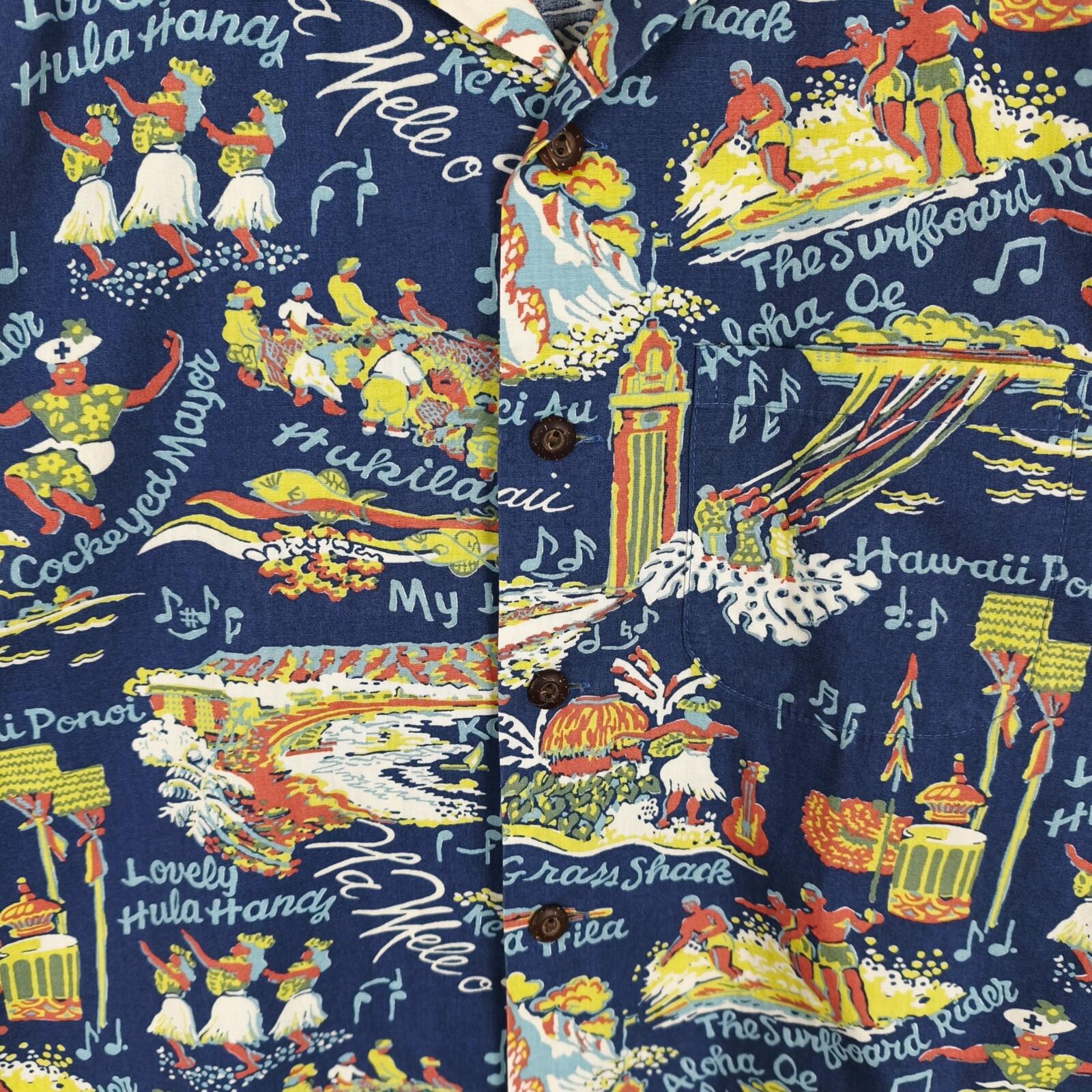 BEAMS PLUS x DALE HOPE Hope Men's Made in USA Hawaiian Print Shirt