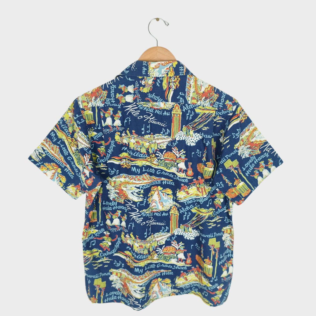 BEAMS PLUS x DALE HOPE Men's Made in USA Hawaiian Print Shirt