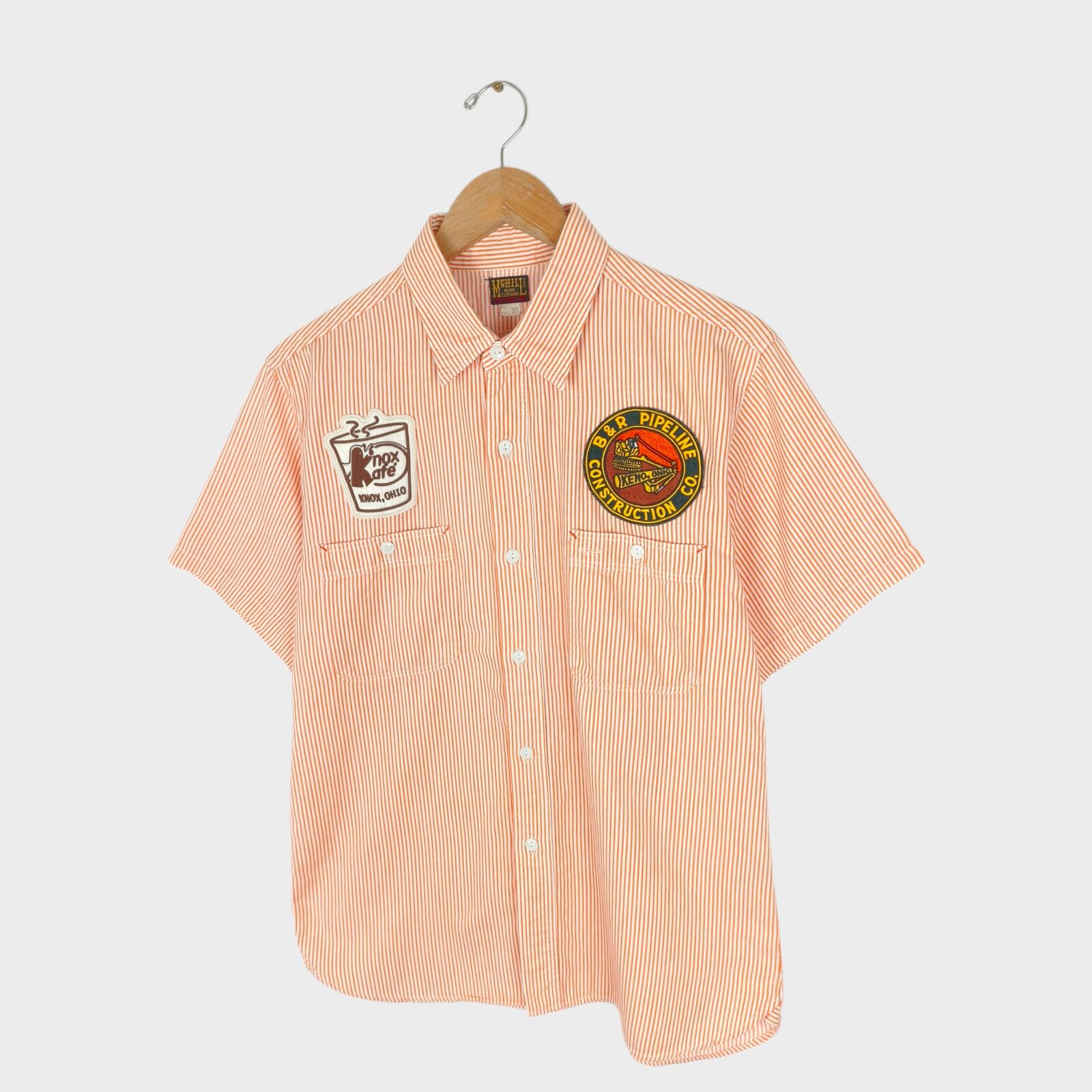 TOYS MCCOY McHill Sportswear Men's Made in Japan Striped Short Sleeved Shirt