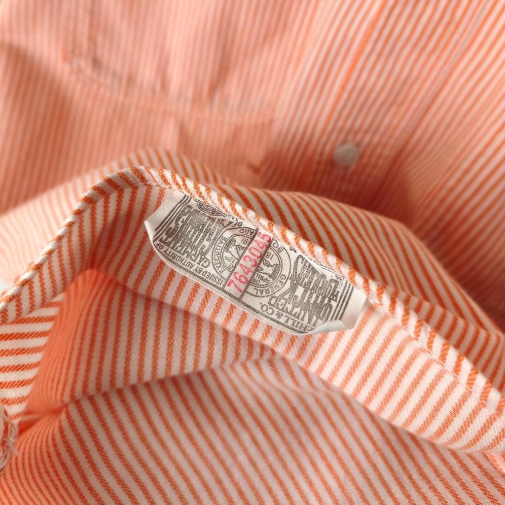 TOYS MCCOY McHill Sportswear Men's Made in Japan Striped Short Sleeved Shirt