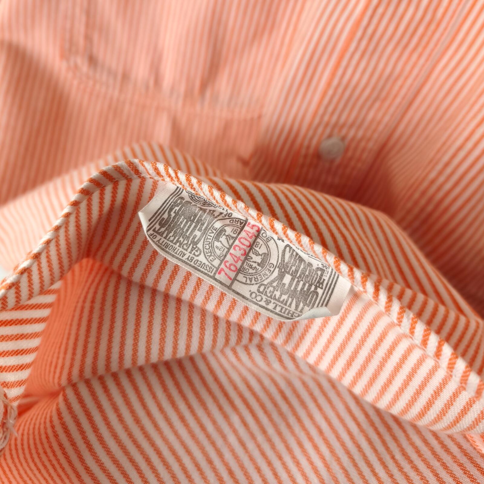 TOYS MCCOY McHill Sportswear Men's Made in Japan Striped Short Sleeved Shirt