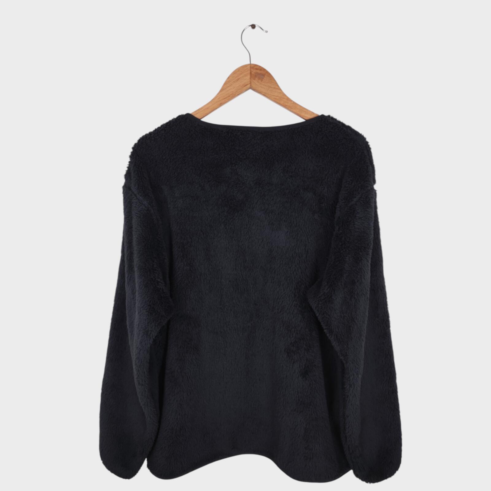 ENGINEERED GARMENTS x UNIQLO Men's Black Sherpa Fleece Jumper