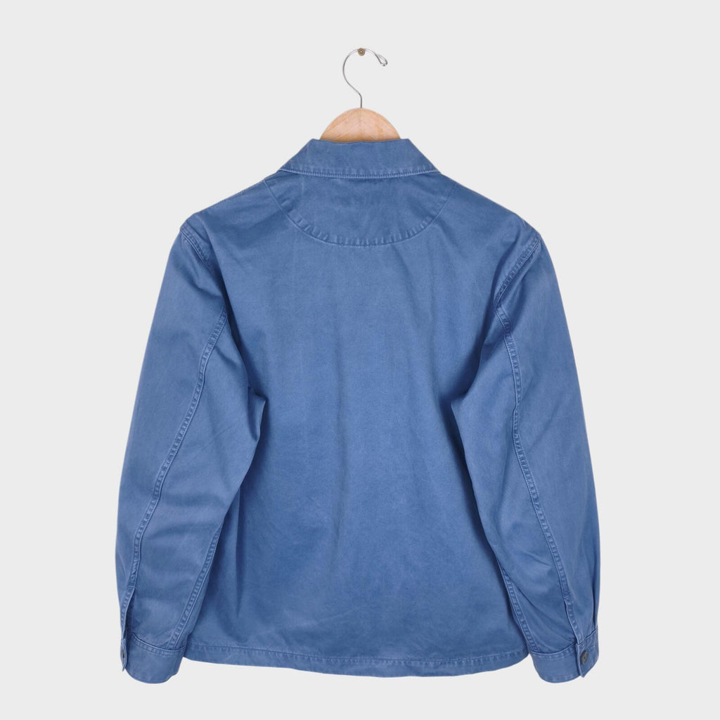 J.W. ANDERSON x UNIQLO Men's Washed Blue Embroidered Logo Chore Jacket
