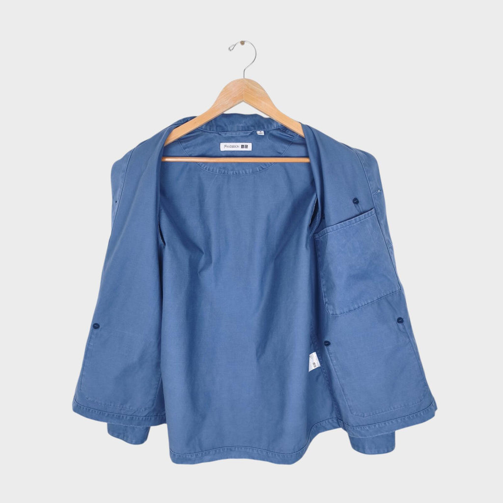 J.W. ANDERSON x UNIQLO Men's Washed Blue Embroidered Logo Chore Jacket